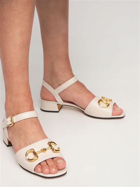 gucci baby mystic horsebit ankle-strap sandals|bloomingdale's Gucci shoes.